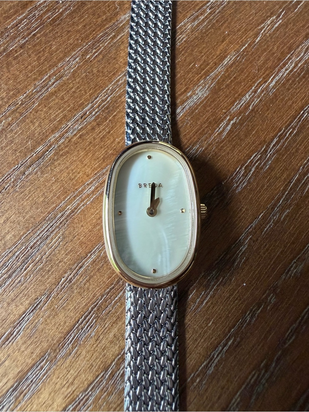 Breda Jane Small Two-Tone Tethered Watch Good Used Condition - Picture 3 of 10